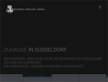 Tablet Screenshot of hotel-wieland.de